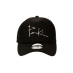 Black Signature Trucker Cap – Front